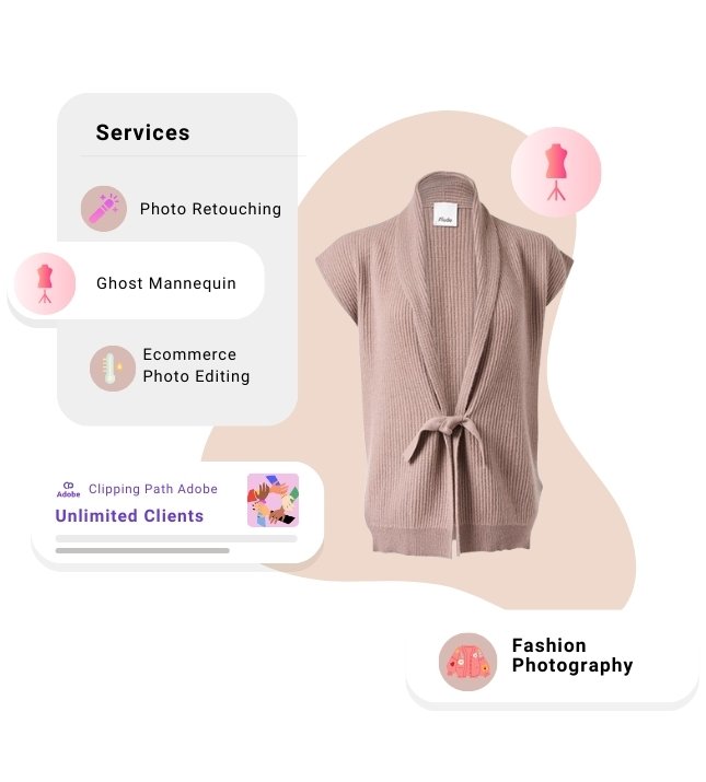 Ghost Mannequin Service - Clipping Path Adobe